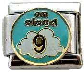 Italian Charms - Fits Nomination - Enamel - ON CLOUD 9